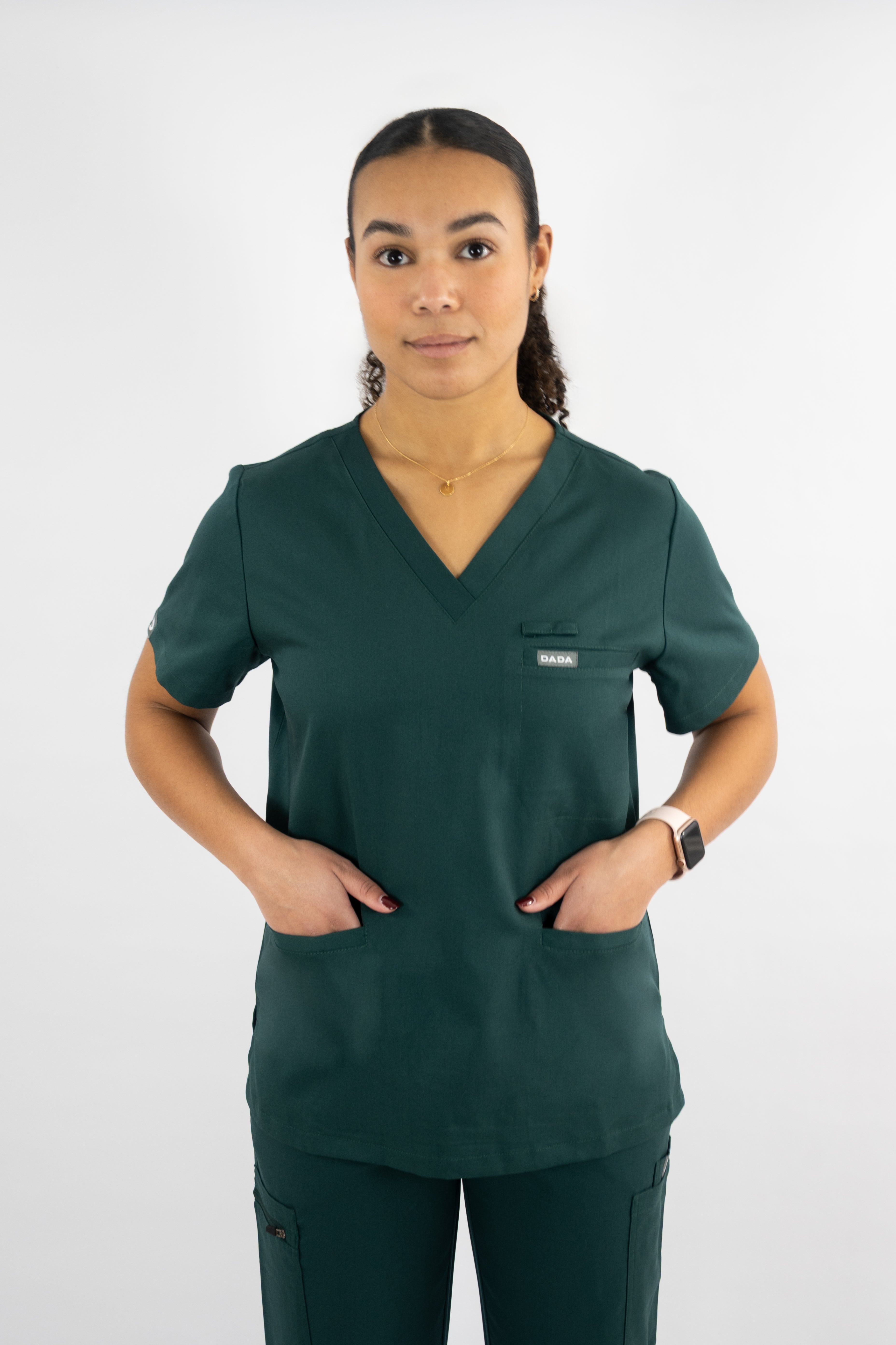 DADA FlexEase™ Women’s Essential V-Neck Scrub Top